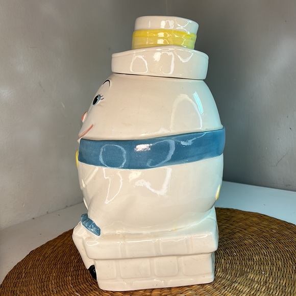 Vintage Rare Hand Painted Metlox Humpty Dumpty Collector Cookie Jar - Picture 6 of 14